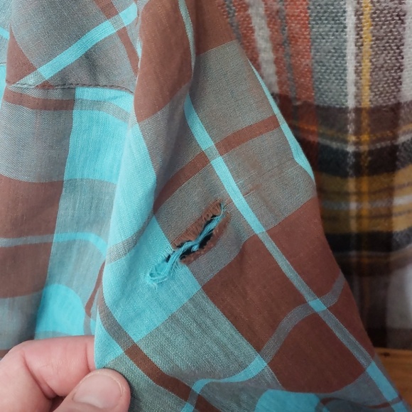 Vintage Harwyn, plaid button down  SEE PICS - Picture 7 of 8